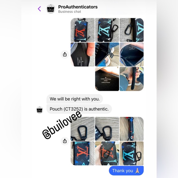 ❌SOLD❌💙❤️Louis Vuitton Monogram Eclipse LV Graffiti Key Pouch Multicolor🖤❤️ - Picture 9 of 9